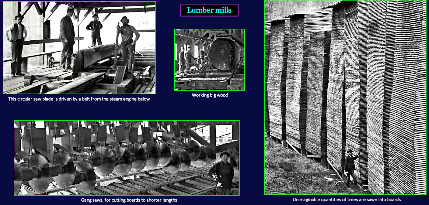 Sawmills, 1910